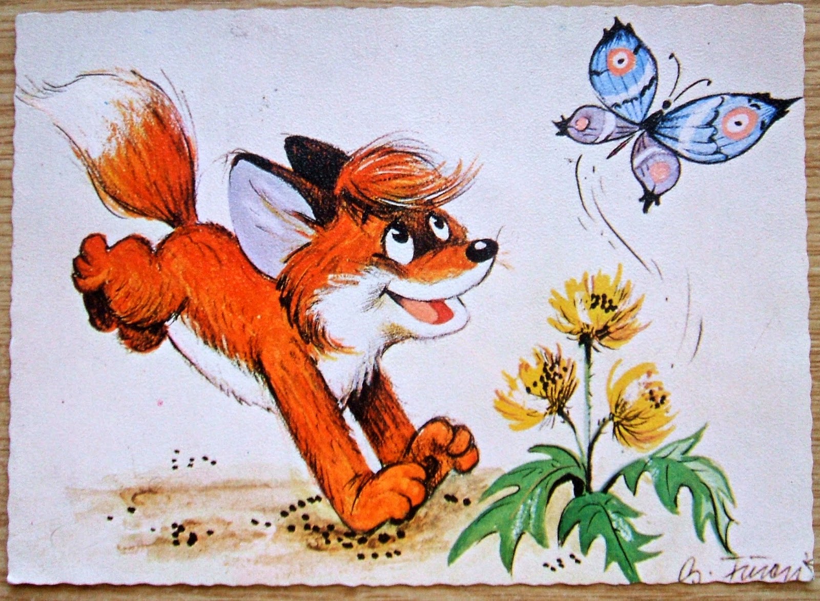 Лисёнок Вук рисунок